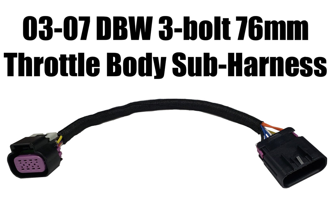 (SMI-IH-GMT800-TB) Throttle Body sub-harness for GMT800 Integrated Harnesses